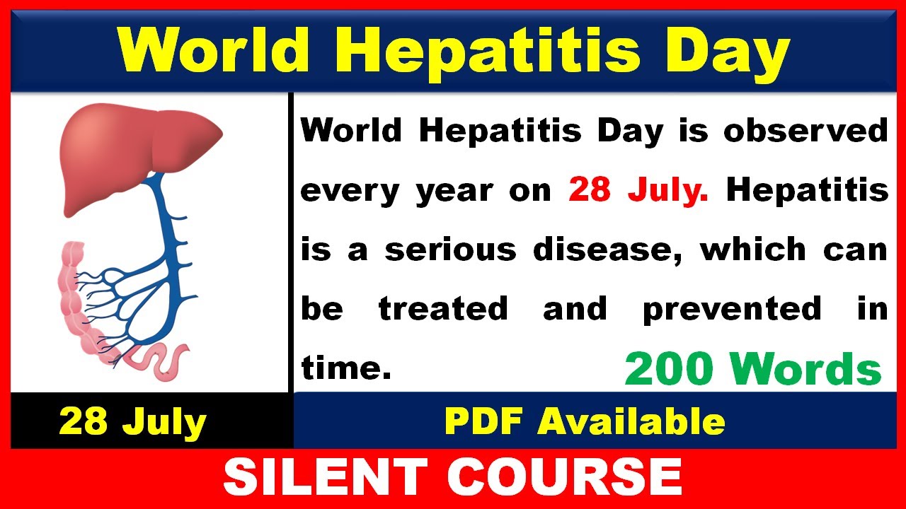 Essay on World Hepatitis Day In English | World Hepatitis Day Essay 2023