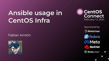 Ansible usage in CentOS Infra