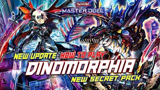 MASTER DUEL - 🔔HOW TO PLAY🔔 MUST KNOW COMBO - DINOMORPHIA IN NEW SECRET PACK: TRANSCENDENTALISM