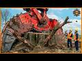 Amazing Fastest Large Wood Sawmill Machines Working, Stump Grinding Machines &amp; Wood Crusher Working