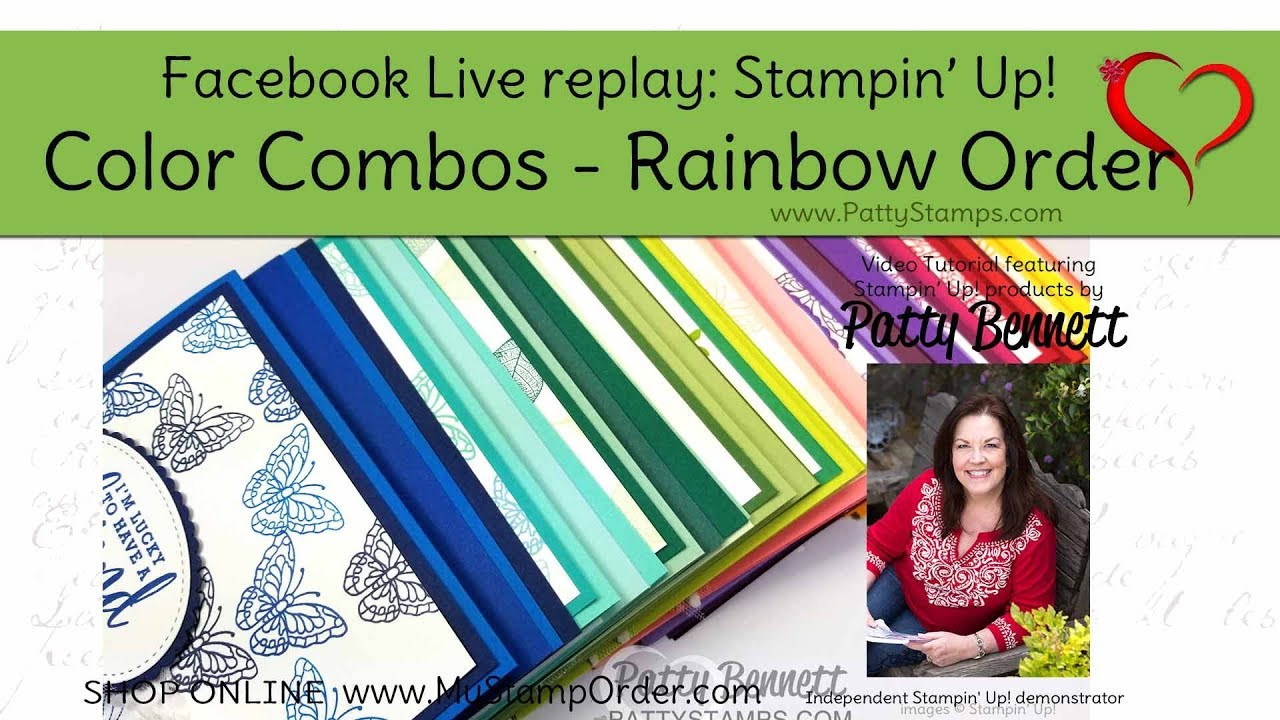 Replay! Retiring and New Stampin' UP! colors video - Patty Stamps