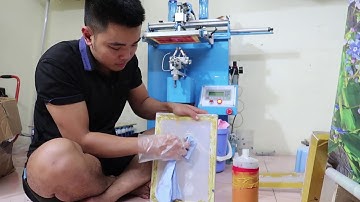 Hướng dẫn tẩy bóng ma trên khung in lụa - Nhận in trên mọi chất liệu