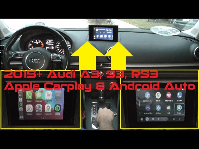 How to Install Apple Carplay & Android Auto in Audi A3, S3, RS3 8V