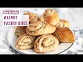 Walnut pastry bites