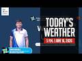 Today's Weather, 5 P.M. | June 16, 2026