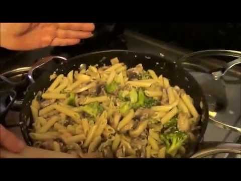 Penne Pasta with Mushrooms and Sausage
