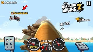 Hill Climb Racing 2 - 36097m BEACH on RACING TRUCK Walkthrough screenshot 5