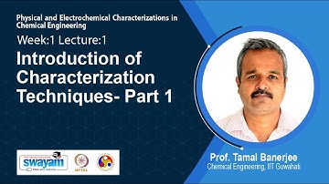 Lec 1: Introduction of Characterization Techniques- Part 1