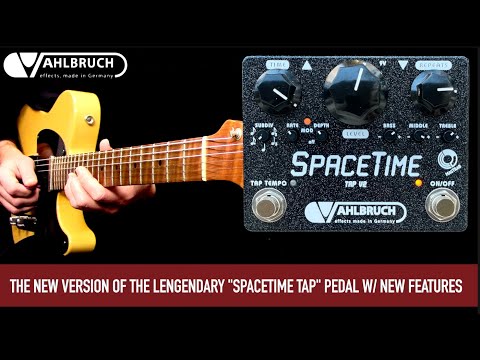 Vahlbruch SpaceTime TAP v2 Delay/echo pedal - YouTube