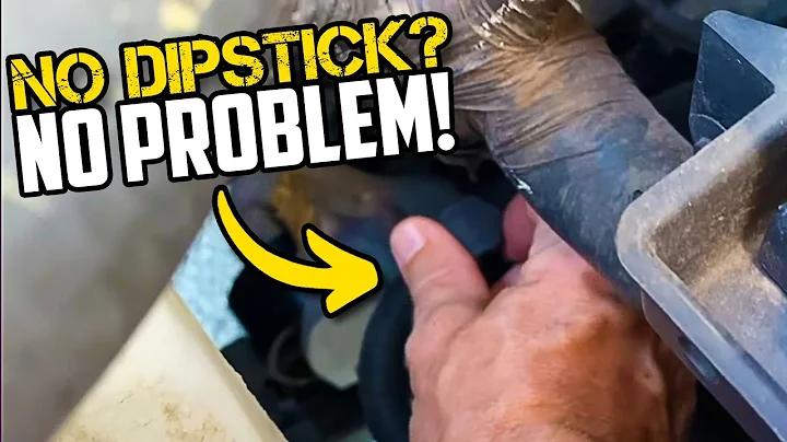 FREE FIX! - How To Check Transmission Fluid With No Dipstick