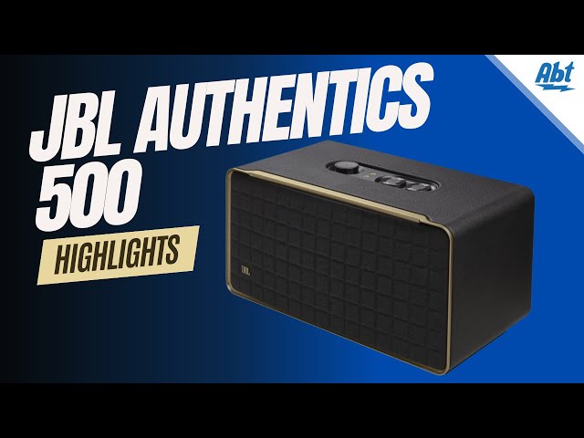 JBL Authentics 500 Wireless Home Speaker - YouTube