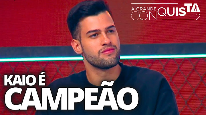 🏆 KAIO VENCE A GRANDE CONQUISTA 2 com ALTA PORCENTAGEM; HADAD VICE CAMPEÃO