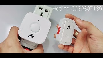 Chuông cửa không dây khoảng cách xa chống nước lắp ngoài trời APLUS C2 dùng điện 60 kiểu nhạc chuông