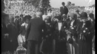 French Mayors Visit Hastings In Celebration Of 25Th Anniversary Of Franco-British Friendsh...(1929)