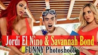 Jordi el nino and Savannah Bond Funny Photoshoot | Jordi el nino Funny photos