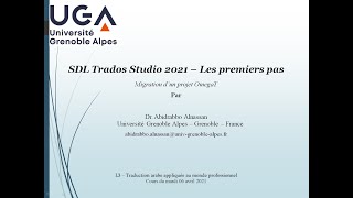 L3 LEA TRA SDL Trados Studio 2021 - Les premiers pas