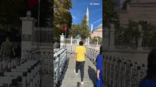 Ayasofya (Hagia Sophia) Istanbul Turkey. turkey istanbul travel vlog shorts