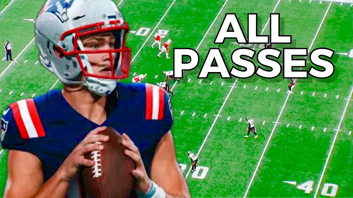 Drake Maye All22 Film: Every Pass and Run Vs Texans