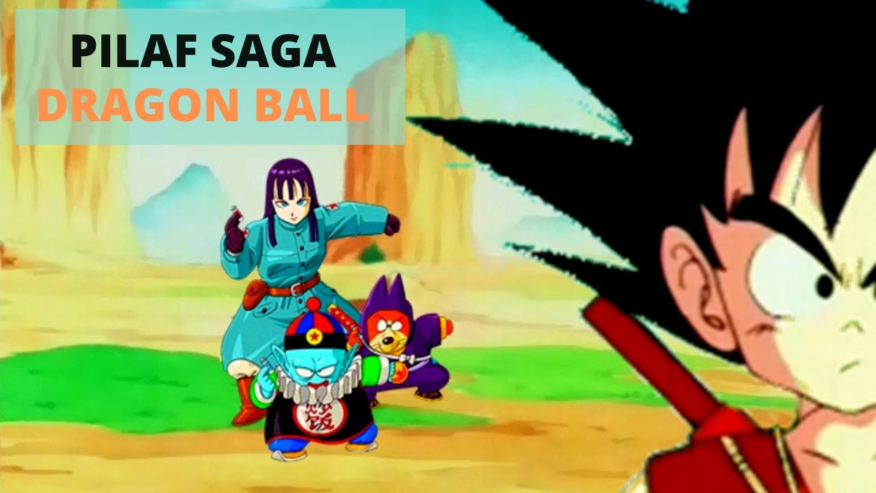 Dragon ball emperor Pilaf sagaHistory of Saiyans English, japanese sub Goku KrillinMaster