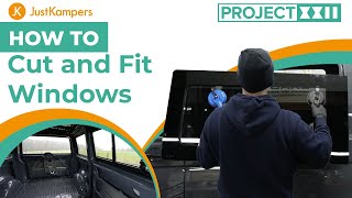 JK Guide: How to cut and fit windows to your van