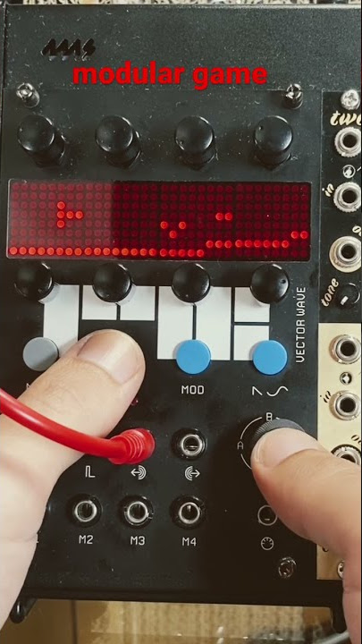 RYK Modular Vector Wave game. #modularsynth #モジュラーシンセ 
