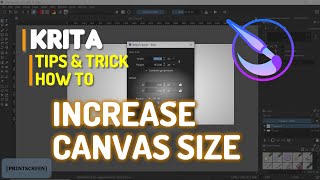 Krita How To Increase Canvas Size