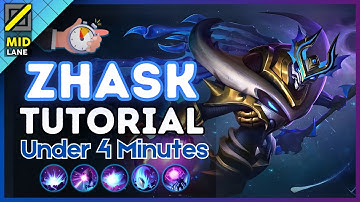 4-Minute Zhask Tutorial in the Mid Lane || (MLBB S35) 2025