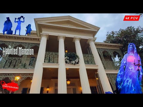 Haunted Mansion POV [4K-60] Disneyland California