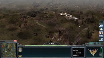 C&C Generals Zero Hour: Enhanced Mod - EPIC NATO 1v3 PLA Tank | Modern Combat