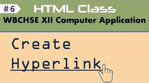 HTML-এ হাইপারলিংক কীভাবে করবে। Create Hyperlink using HTML Language ।।বাংলায় অনলাইন কম্পিউটার ক্লাস