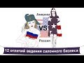 12 отличий ведения салонного бизнеса в России и Америки. Обучение парикмахеров. Окрашивание волос.