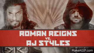 WWE 2K16 Extreme Rules 2016 Roman Reigns vs AJ Styles Promo