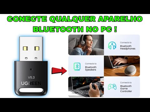 O melhor Bluetooth para PC Ugreen 5.3 ! Conecte qualquer dispositivo Bluetooth no PC .