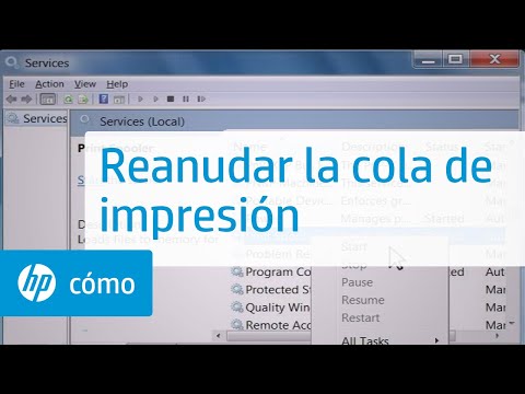 Reanudar la cola de impresión | HP Support