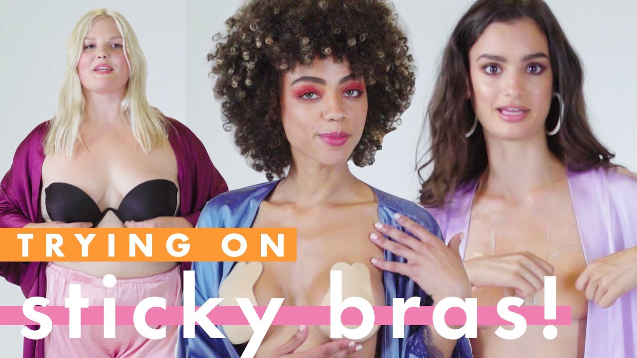 3 Women Give Honest Reviews of Popular Sticky Bras