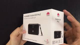 Huawei mobile wifi pro 2 unboxing-فتح صندوق راوتر هواوي واي فاي برو ٢