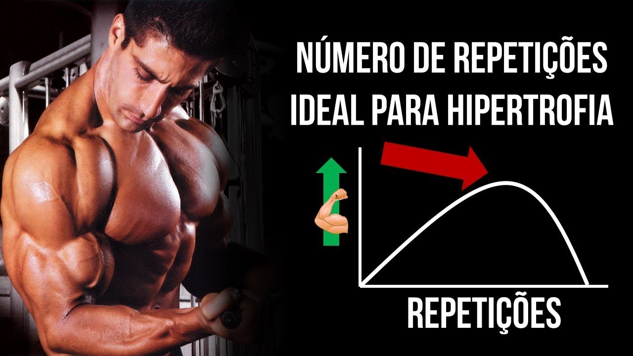 O número de repetições ideal para hipertrofia muscular 