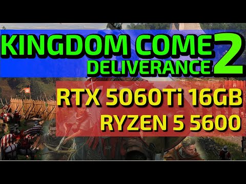 Náhled FPS testu Kingdom Come: Deliverance II na NVIDIA GeForce RTX 5060 Ti 16GB a AMD Ryzen 5 5600