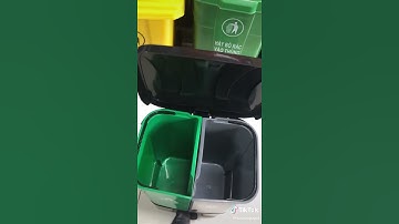 Mua Thùng Rác 2 Ngăn - Thùng Rác Phân Loại Giá Rẻ