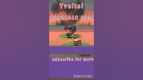 Pokemon unbound xerneas and yveltal cheat code #shorts #viral #ytshorts