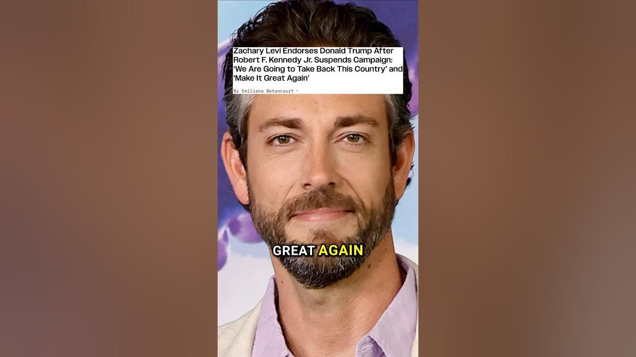 Zachary Levi Gets SLAMMED By Woke Hollywood For Endorsing Trump #ZacharyLevi #Hollywood #Trump