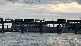 This method catches lots of catfish below a dam.