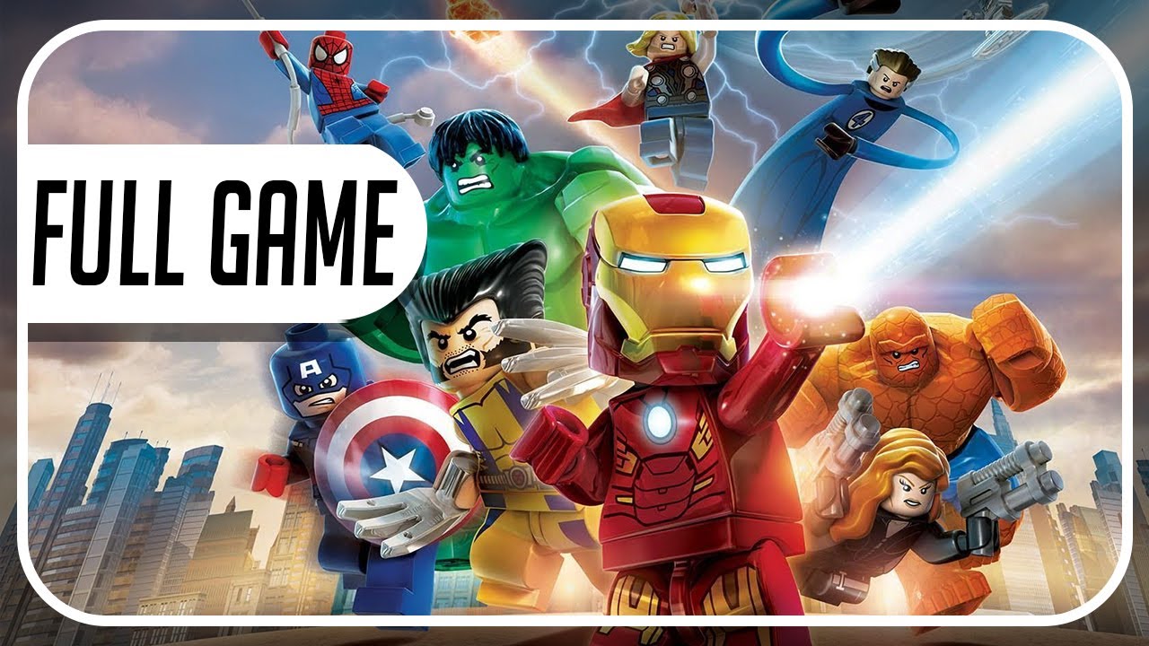 Lego MARVEL's Avengers Complete Walkthrough 100% Story Mode (4K) 