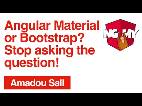 วีดีโอ: วัสดุเชิงมุมใช้ bootstrap หรือไม่?