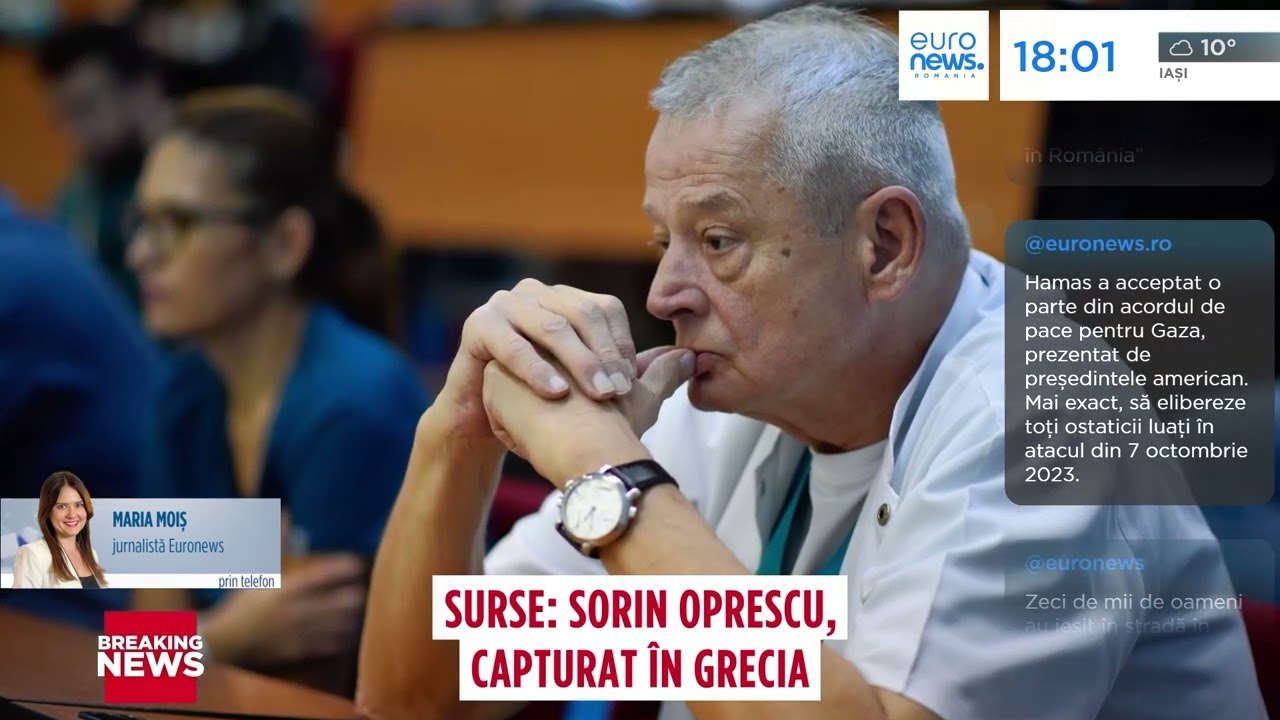 Sorin Oprescu, prins în Grecia: fostul primar condamnat la 10 ani și 8 luni de închisoare.