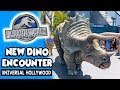 New jurassic world dinosaur encounter  universal studios hollywood