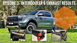 PG - Raptor V6 TT - Intercooler & Exhaust Results and testing process - No bullsh!t, Ep 3