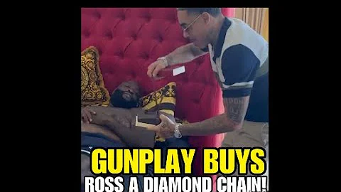 NIMH Ep #544 GUNPLAY GIVES RICK ROSS A DIAMOND  PENDANT CHAIN!!!