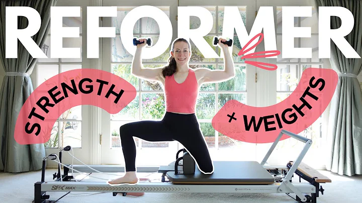 Pilates Reformer + Weights Strength | Intermediate Full Body | 15 min