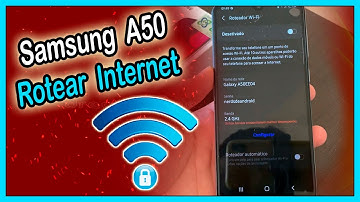 Como Rotear a internet do Samsung A50 e A50s